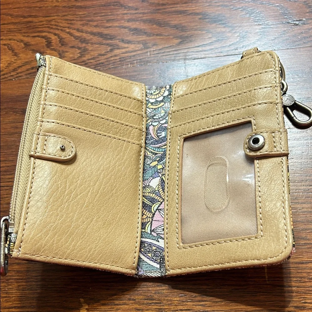 Sakroots Floral key chain card Wallet